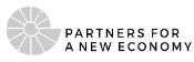 Partners for a New Economy logo